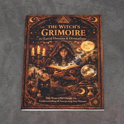 Witch's Dream Workbook Plan 300 Years Old Grimoire for Lucid Dreams Interpretations 47 Pages-MoonChildWorld