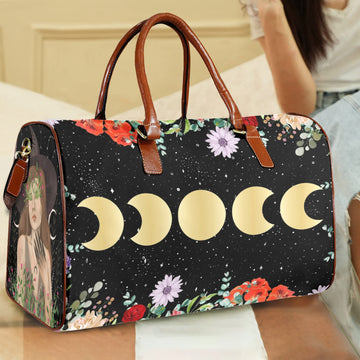 Witchy Moon Phases Travel Bag-MoonChildWorld