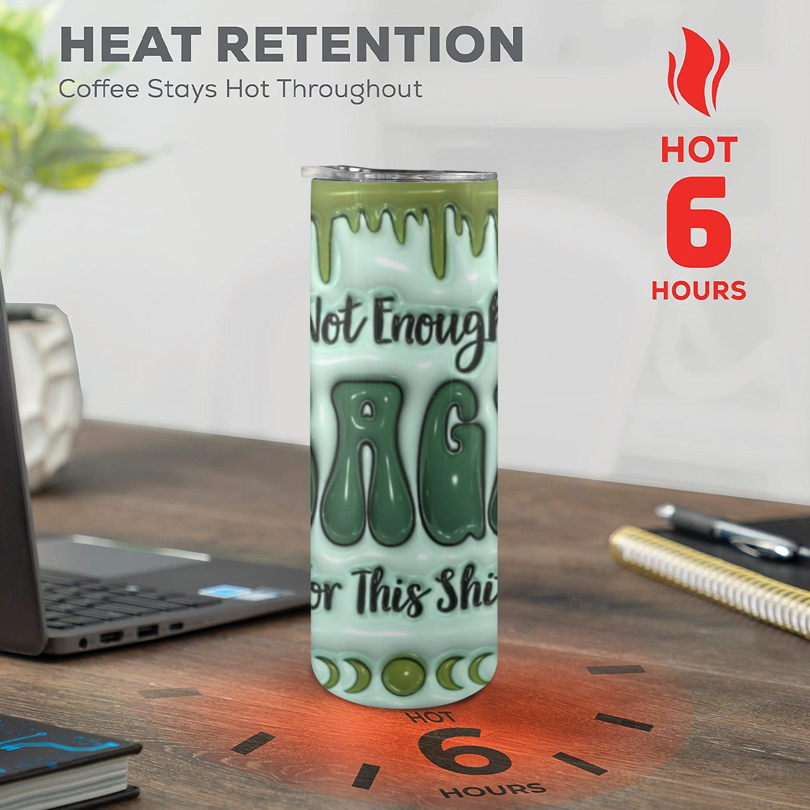 Witchy Skinny Tumbler with Lid and Straw-MoonChildWorld