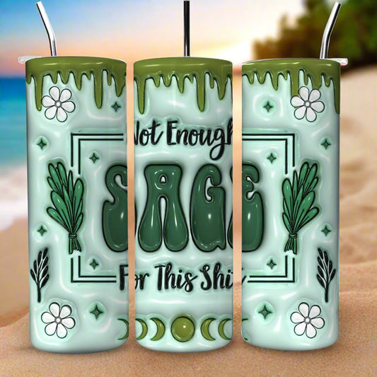 Witchy Skinny Tumbler with Lid and Straw-MoonChildWorld