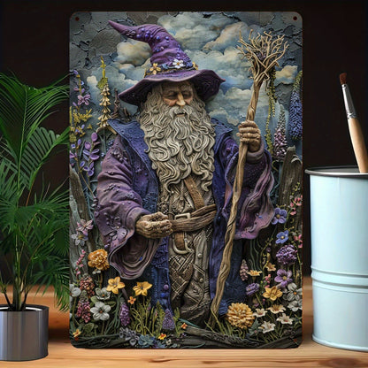 Witchy Wall Art Gothic Witch Metal Sign for Halloween, Christmas-MoonChildWorld