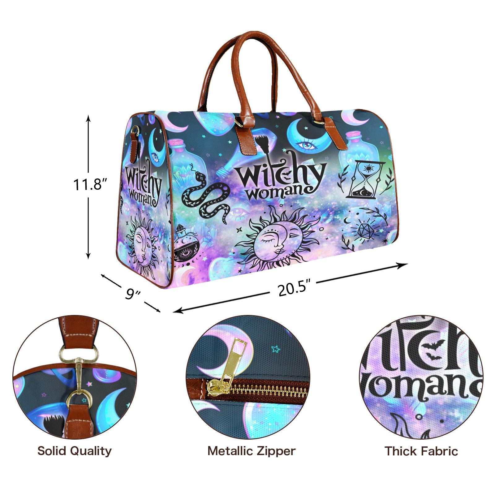 Witchy woman Witchcraft Travel Bag-MoonChildWorld