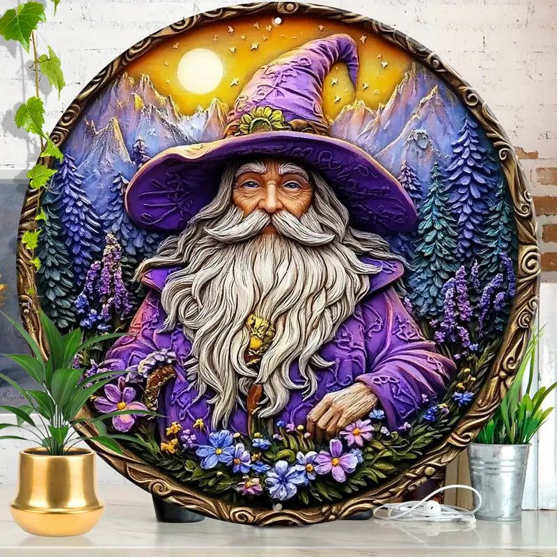Wizard. Sign Wizard Metal Sign Witchy Wall Decor – MOONCHILD LTD