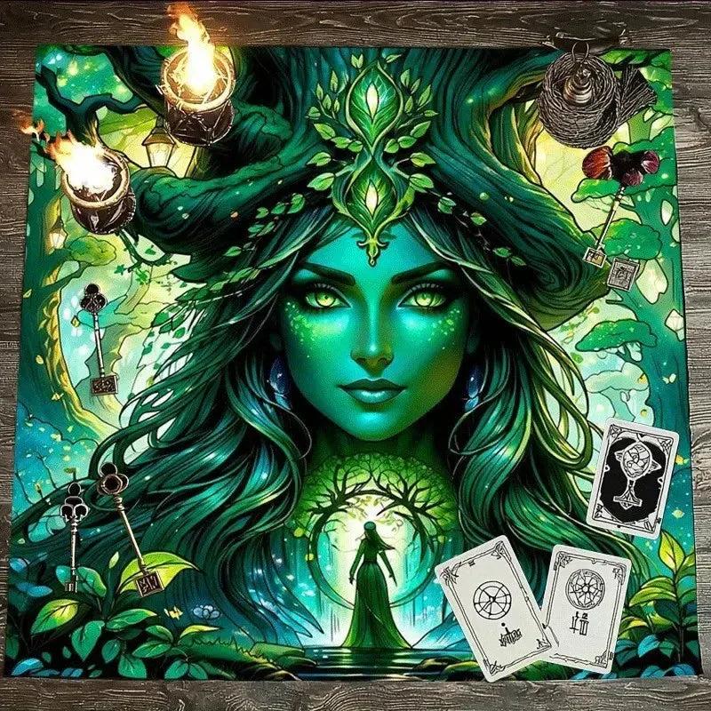 Wizard Of Oz Tablecloth Wicca Goddess Altar Cloth-MoonChildWorld