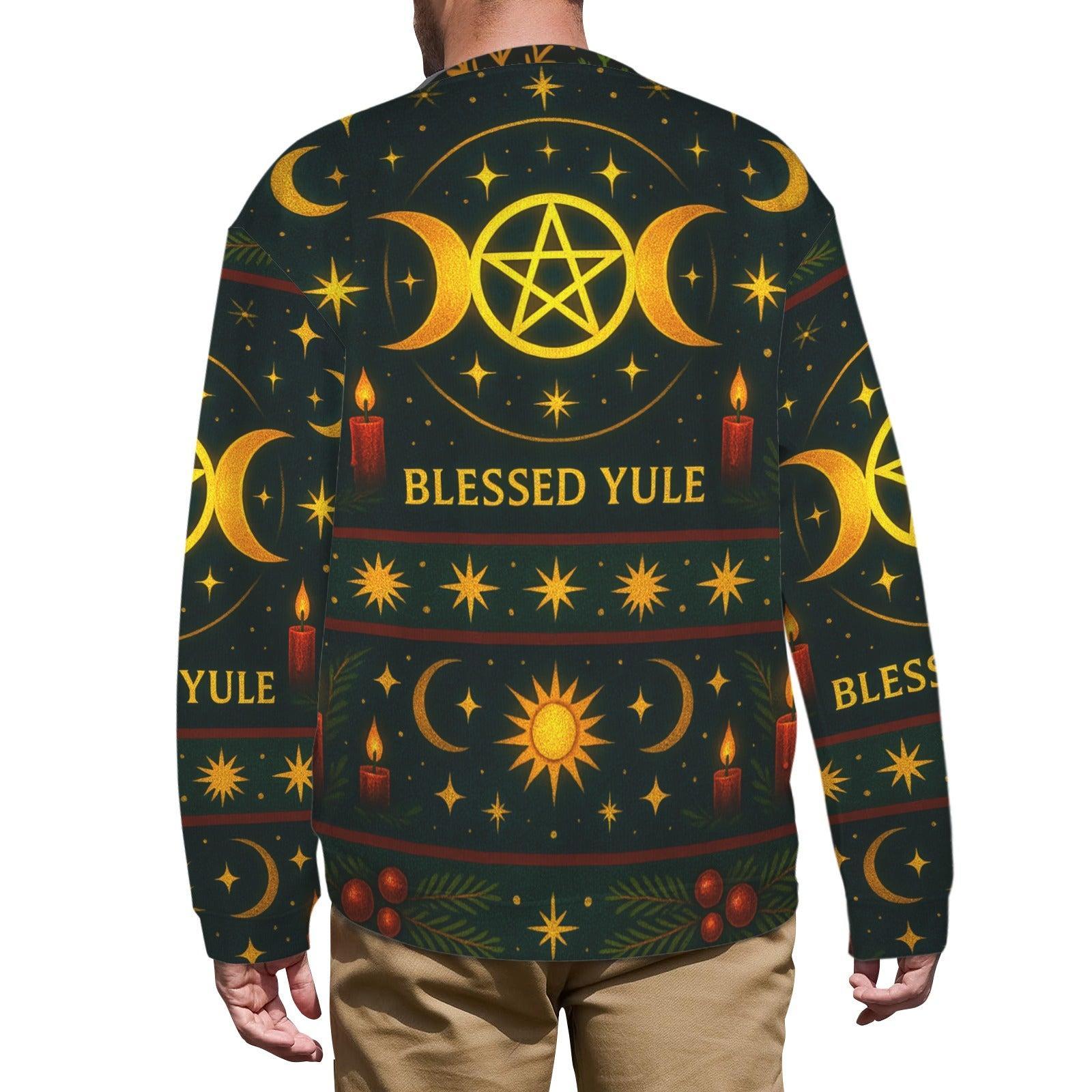 Yule Goddess Pagan Sweatshirt Wicca Christmas Sweater-MoonChildWorld