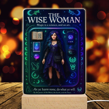 Witchy woman Acrylic Photo Panel Witch Home Decor