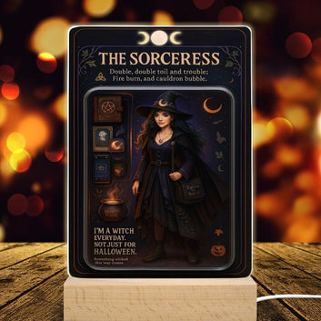The Sorceress Acrylic Photo Panel Witch Home Decor
