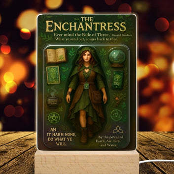 The Enchantress Acrylic Photo Panel Witch Home Decor