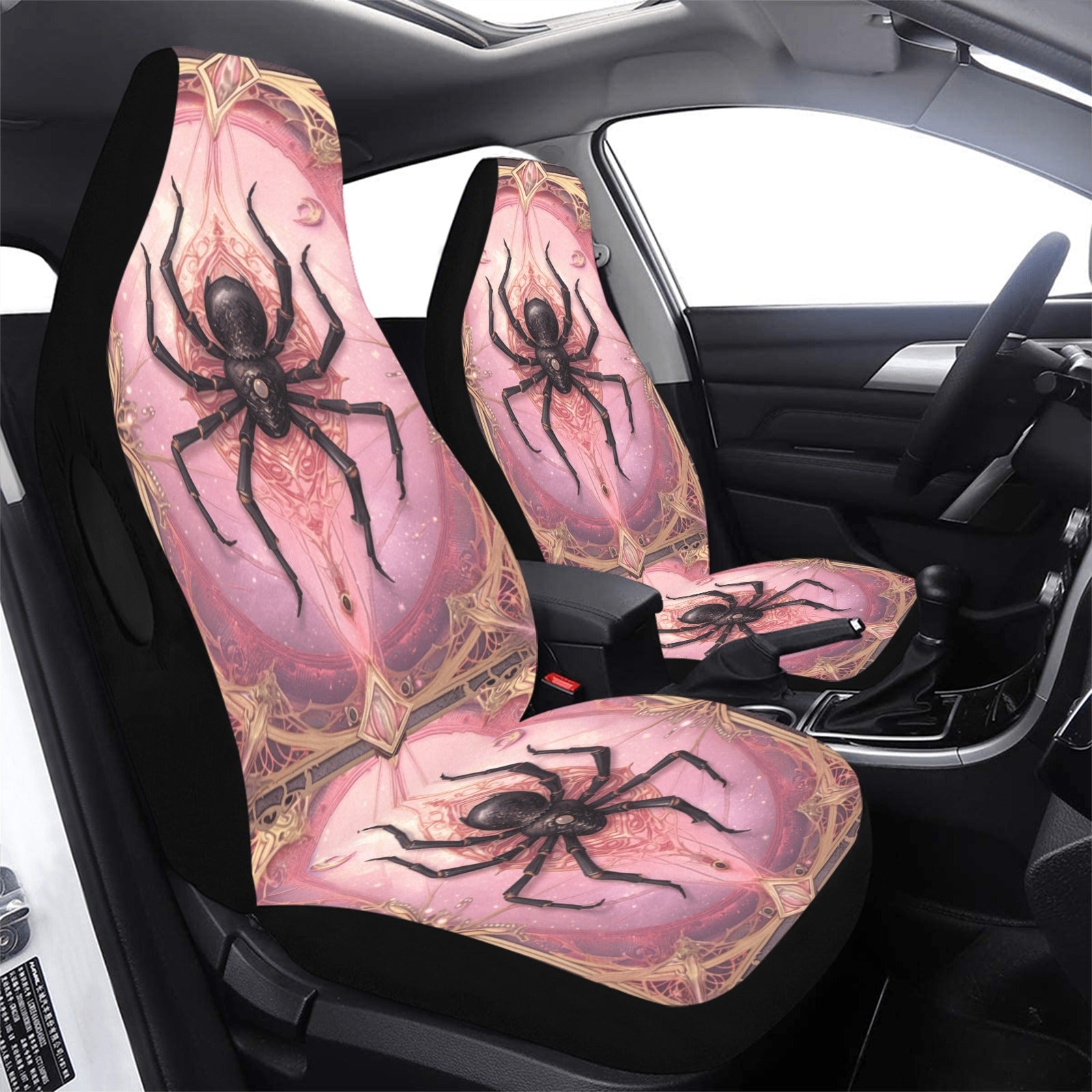 Halloween Spider Gothic Car Seat Covers-MoonChildWorld