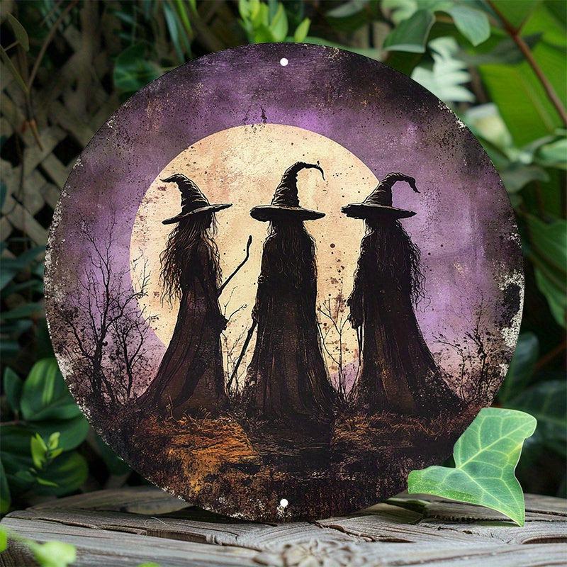 The Witch Sisters Metal Sign Witchy Decor-MoonChildWorld