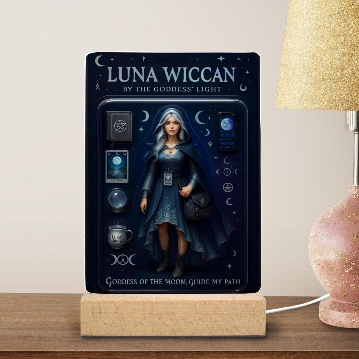 Luna Wiccan Acrylic Photo Panel Witch Home Decor-MoonChildWorld
