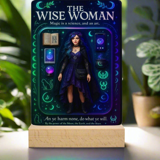 Witchy woman Acrylic Photo Panel Witch Home Decor