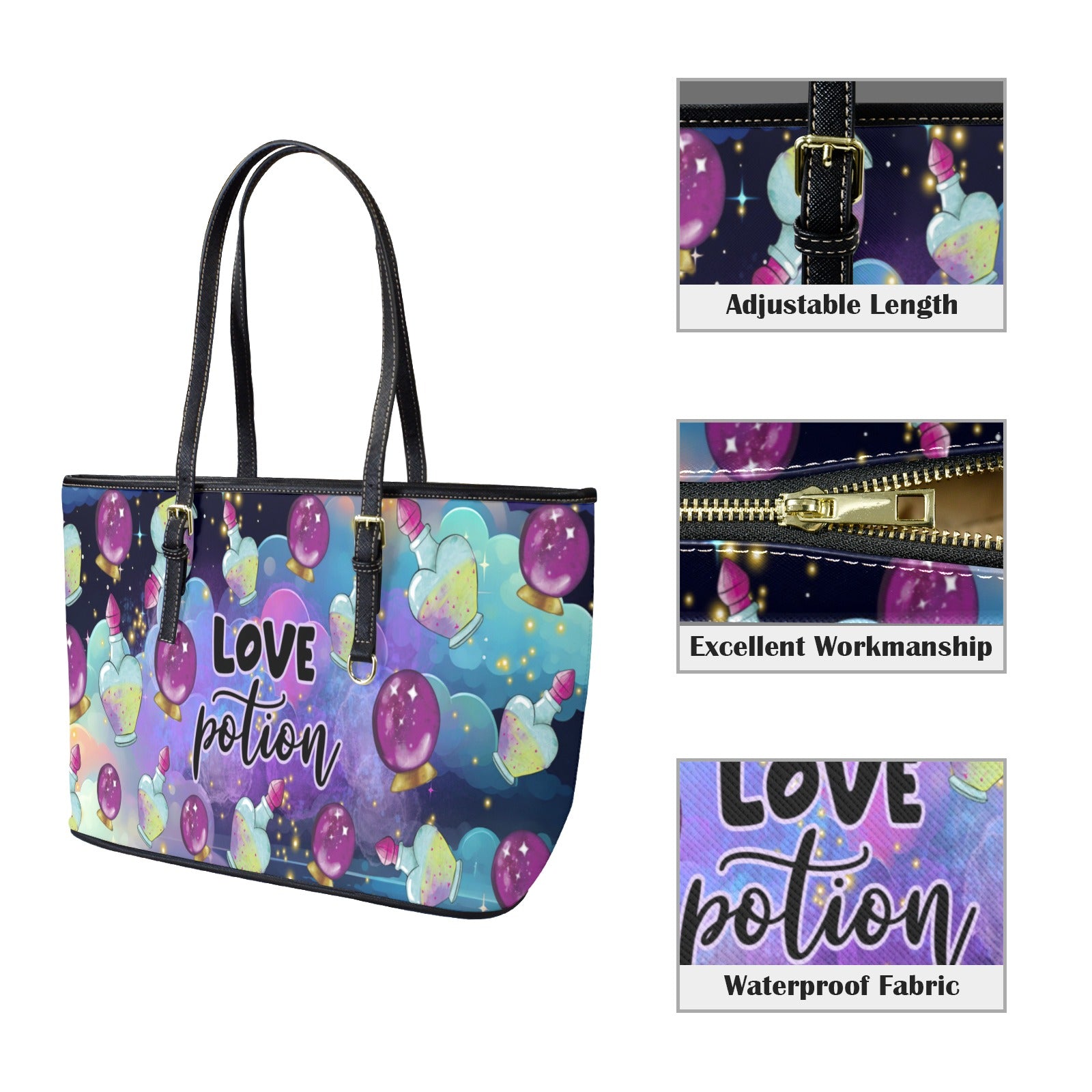 Love potion witchy Tote Bag-MoonChildWorld