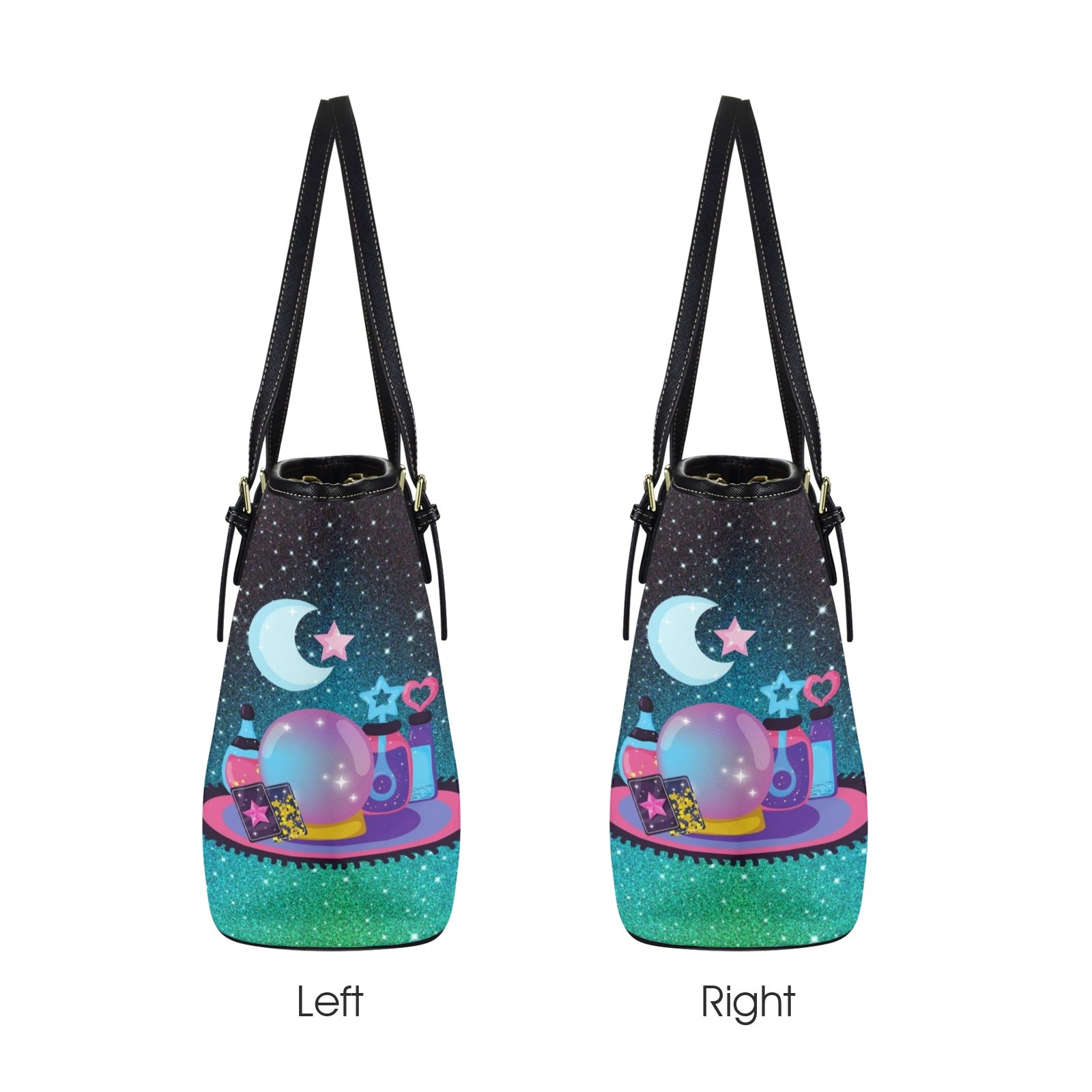 Magic Cauldron Witch Tote Bag-MoonChildWorld