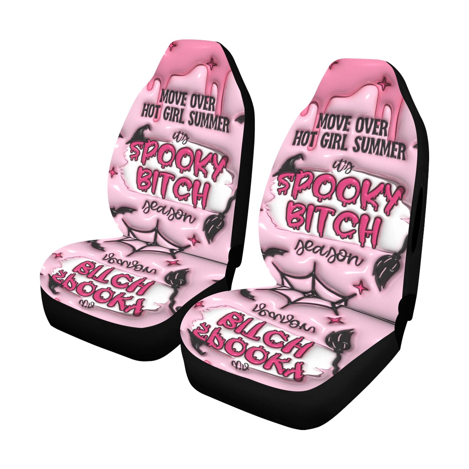 Halloween Spooky Bitch Witchy Car Seat Covers-MoonChildWorld