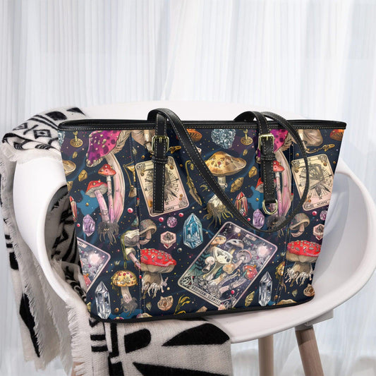 Mushroom Tarot Cards Witchy Tote Bag