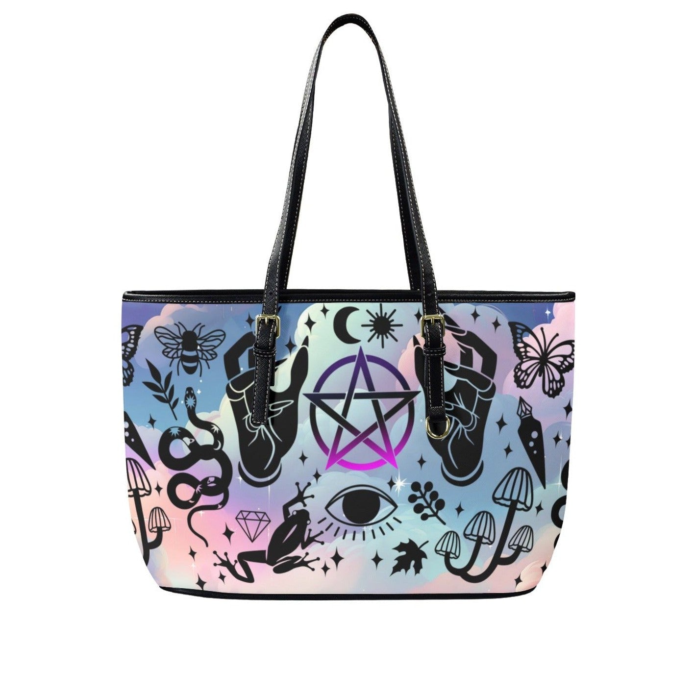 Magic things Witchy Tote Bag-MoonChildWorld