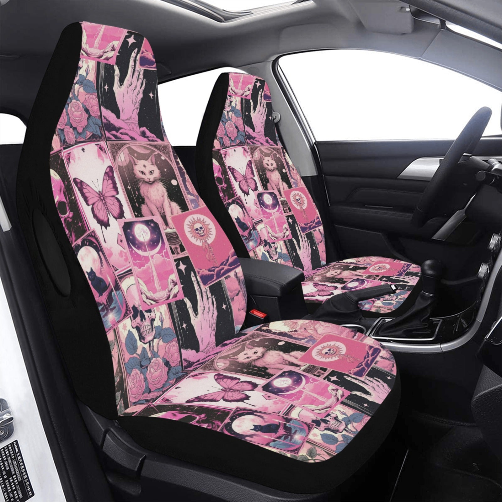 Tarot Card Witch Magic Car Seat Cover-MoonChildWorld