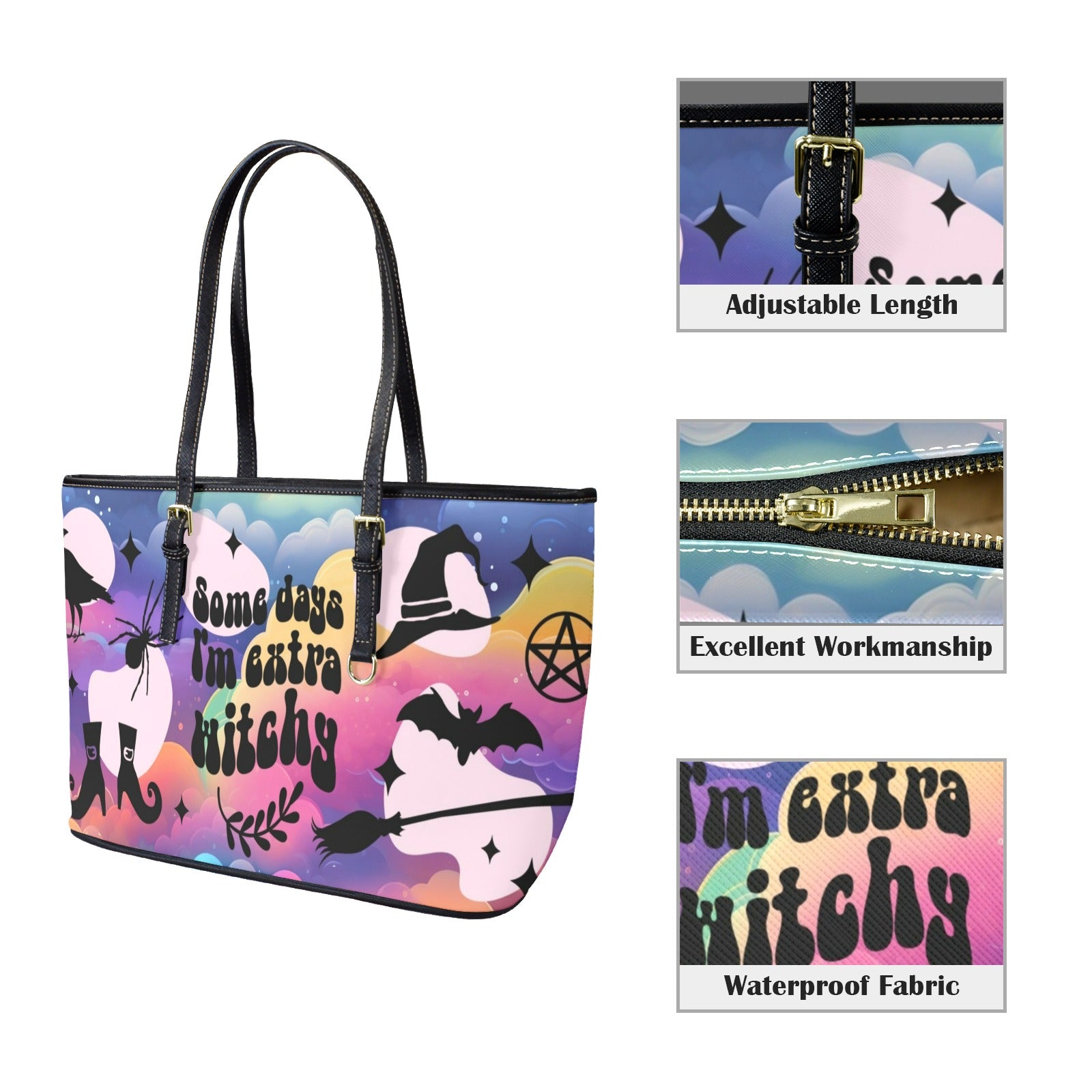 Extra Witchy Tote Bag-MoonChildWorld