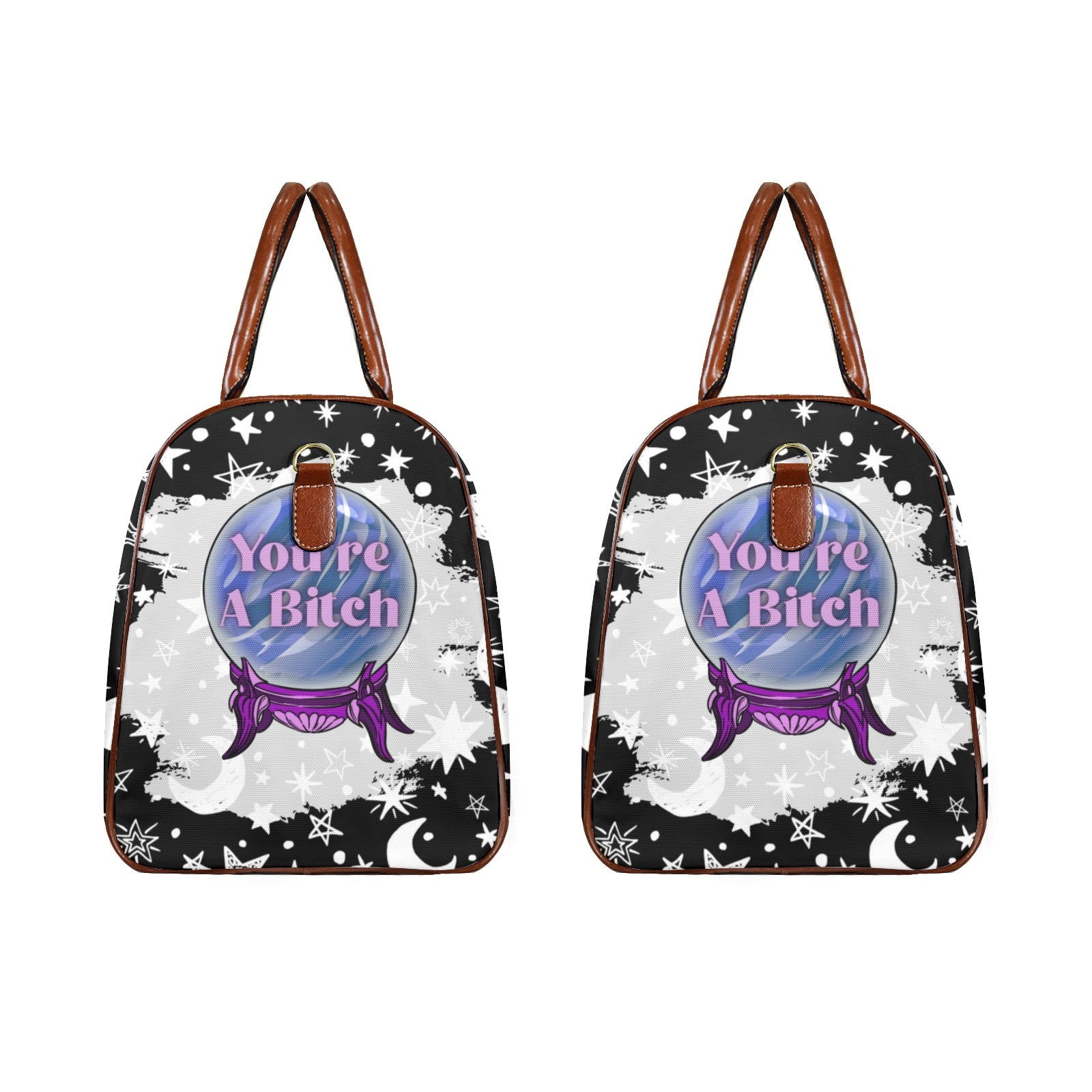 Crystal moon witchy Travel Bag-MoonChildWorld