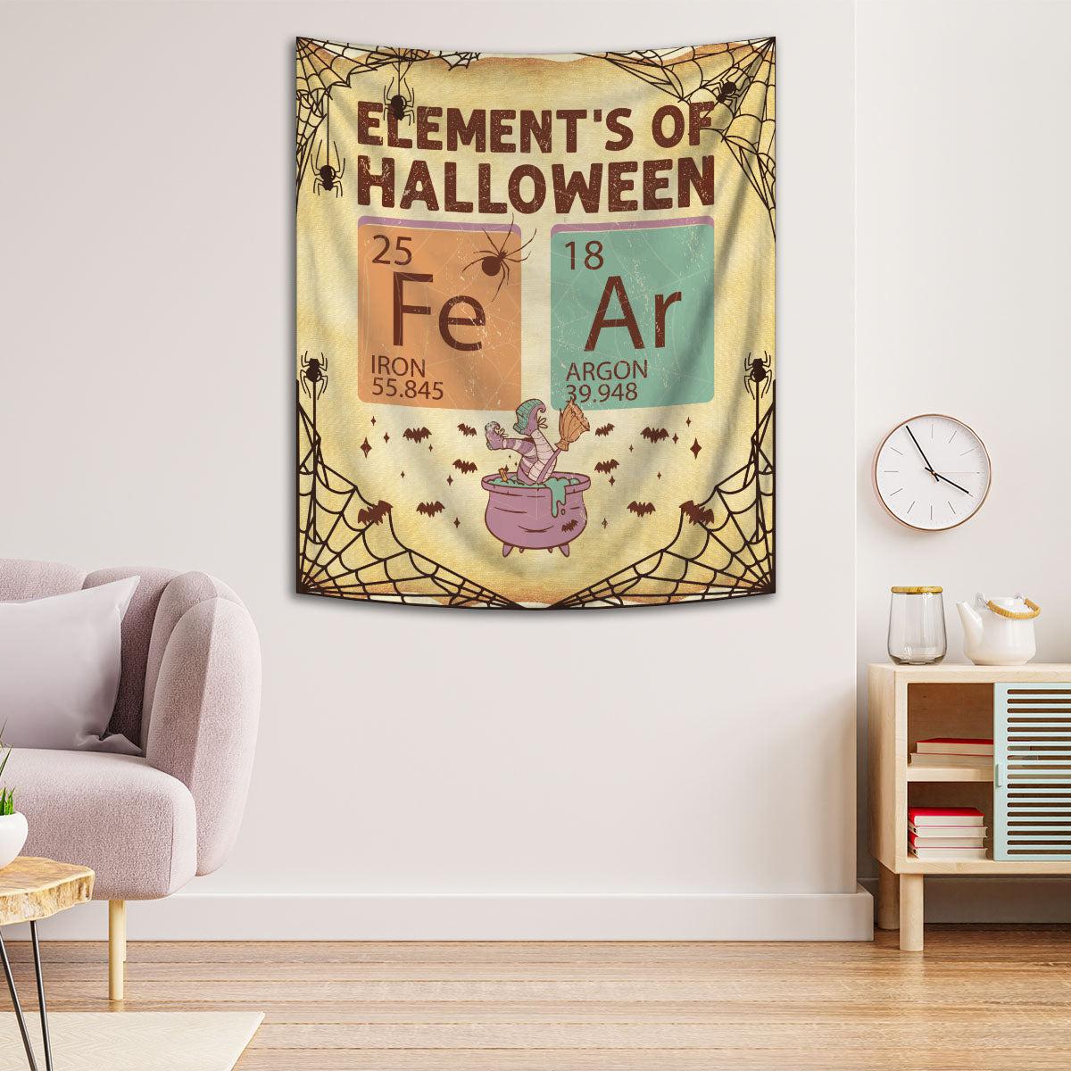 Vintage Halloween Tapestry-MoonChildWorld