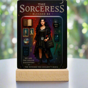The Sorceress Acrylic Photo Panel Witch Home Decor-MoonChildWorld