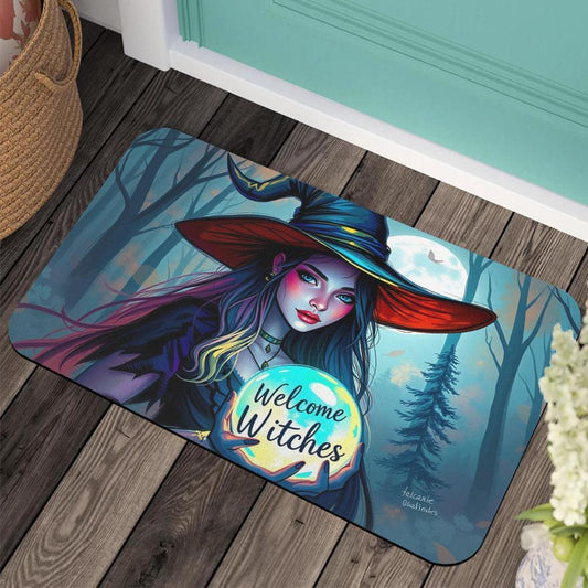 Welcome Witches Doormat - Halloween Witchy Doormat for Spooky Season