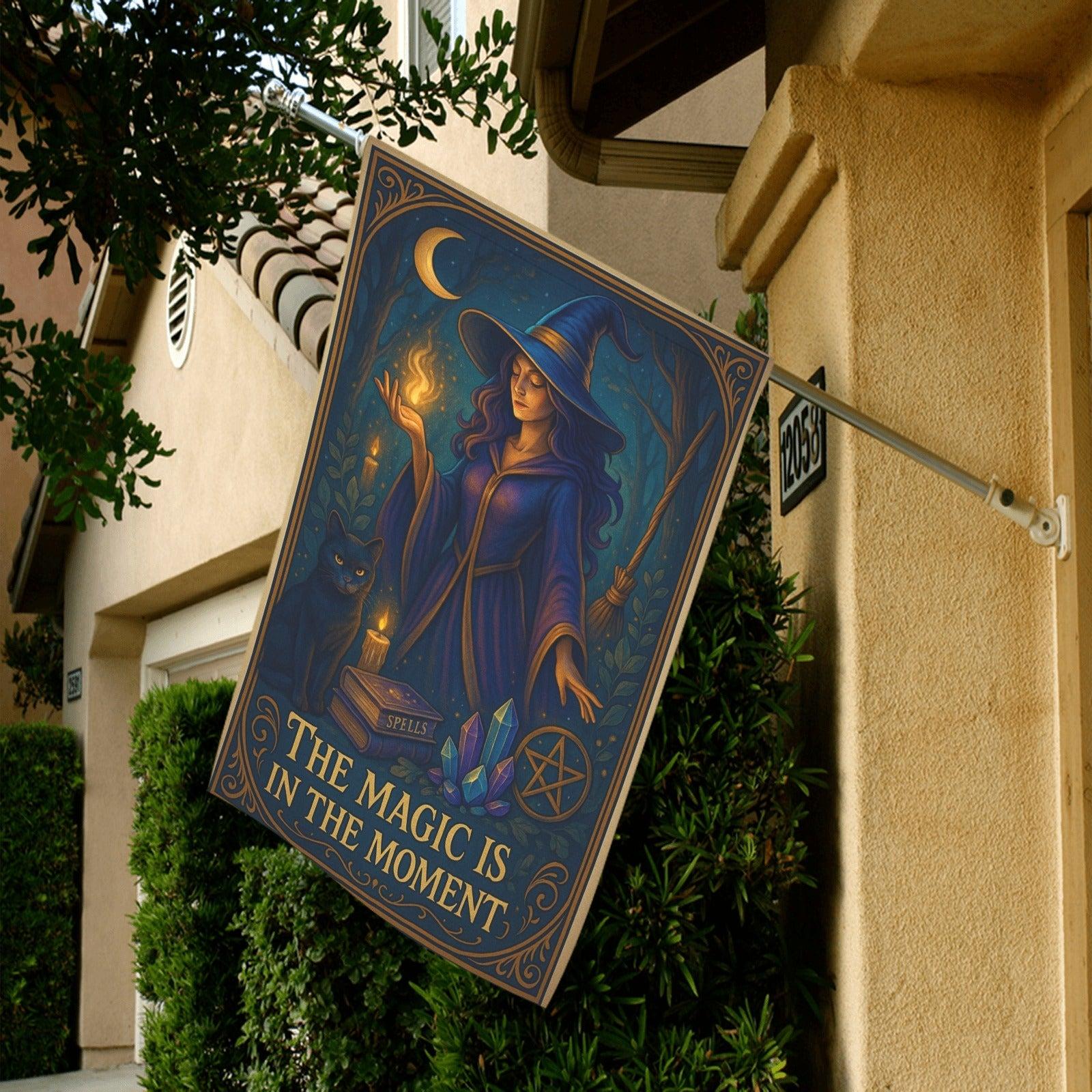 The Magic Within You Witchy Garden Flag & Wicca House Flag - Pagan Outdoor Decor-MoonChildWorld