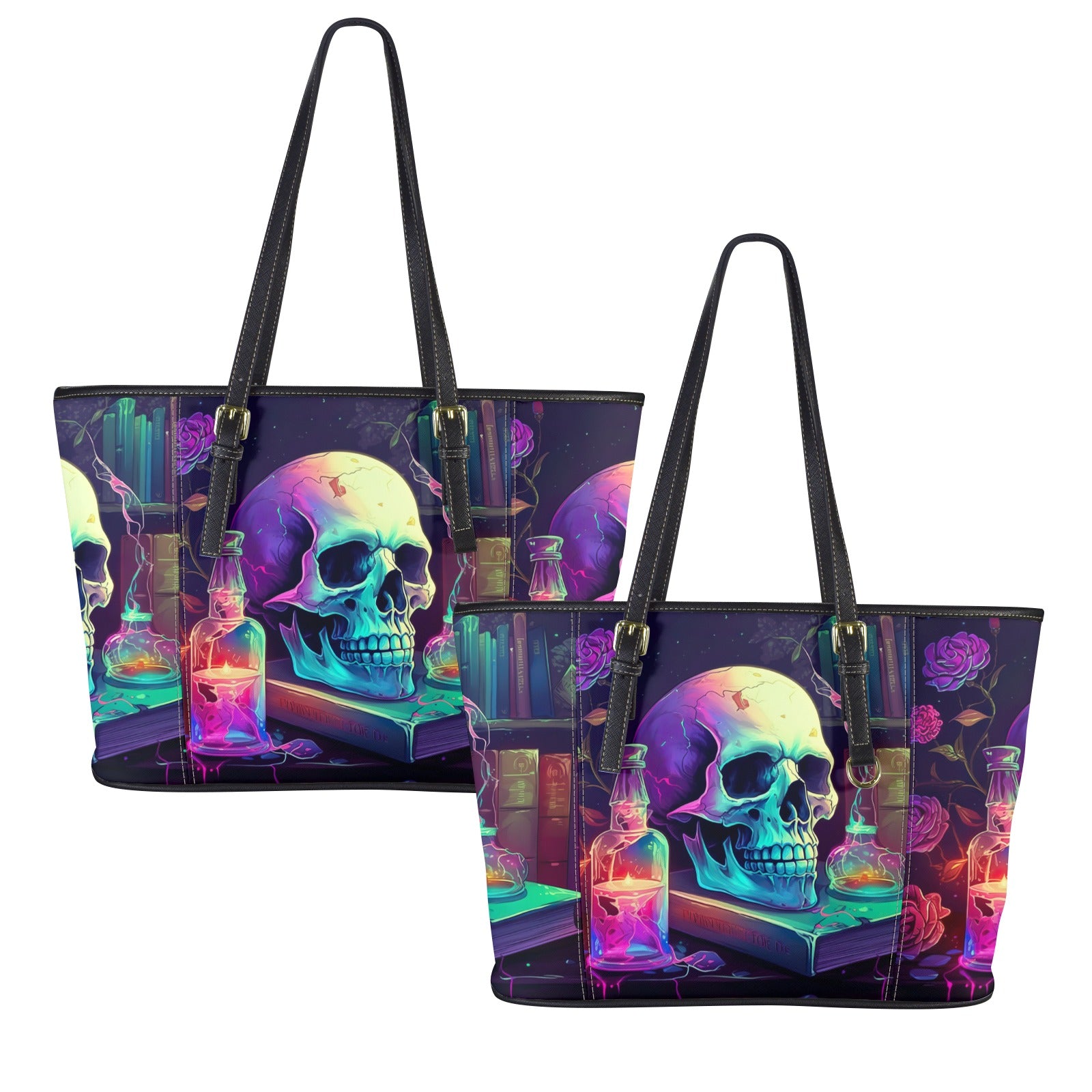 Magical Witchy Potions Gothic Tote Bag-MoonChildWorld