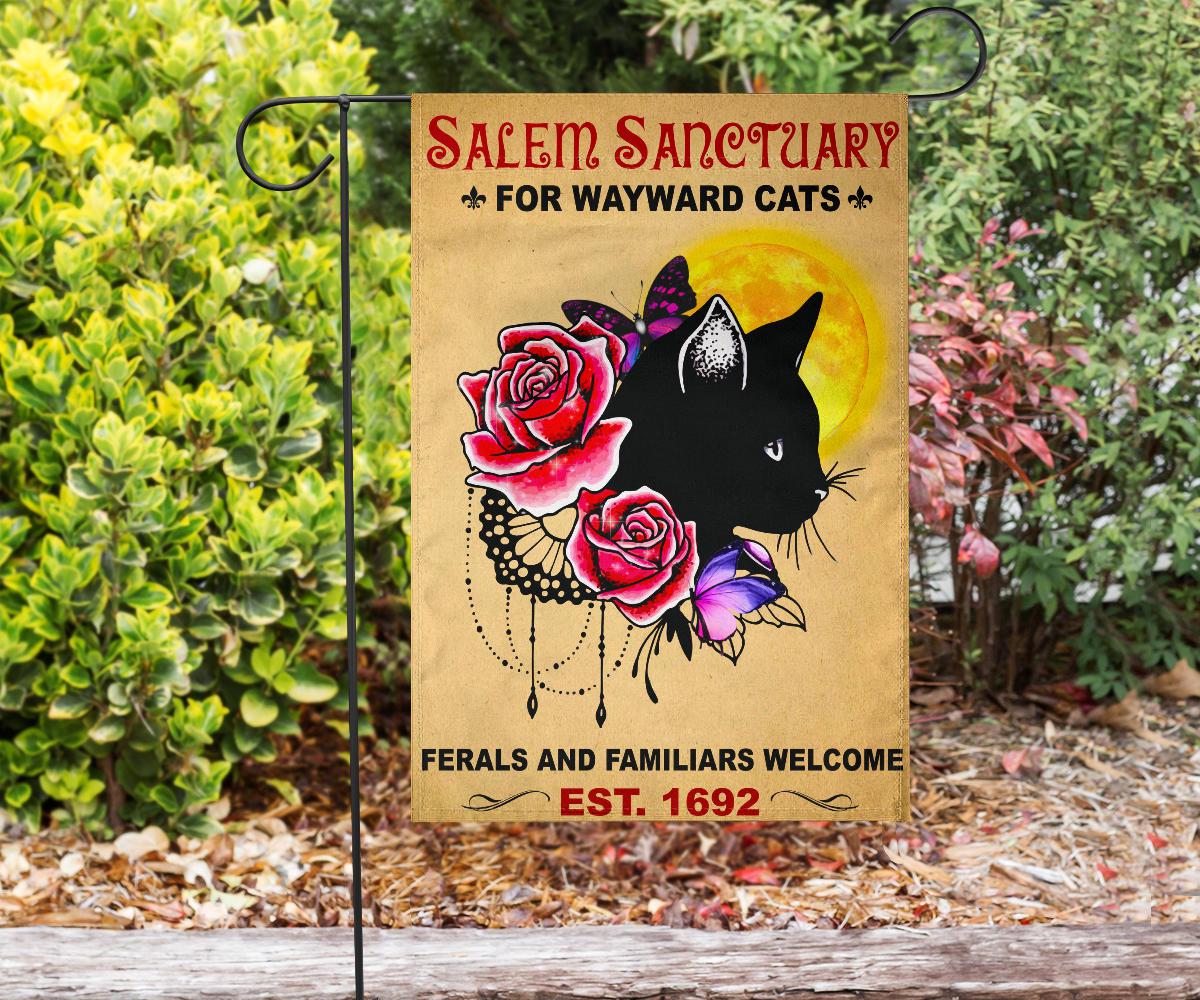 Salem Black Cat Witch Familiars Halloween-MoonChildWorld