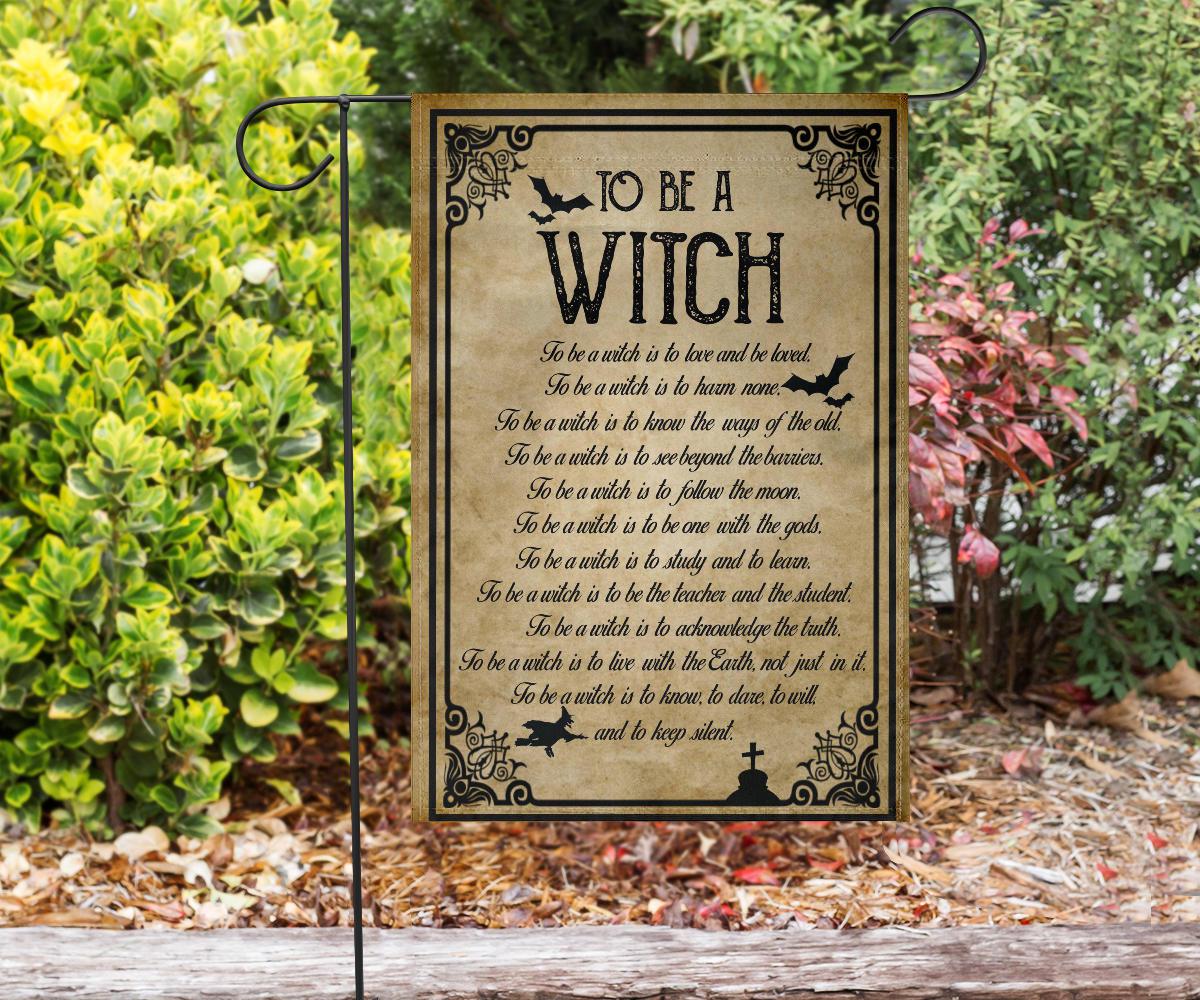 Witch House Rules Witchy Flag-MoonChildWorld