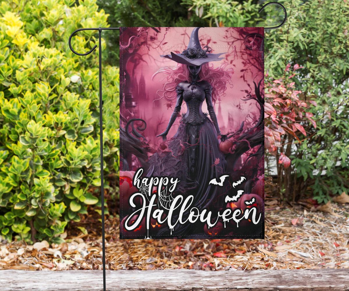 Witch Halloween Flag Gothic Home Decor-MoonChildWorld