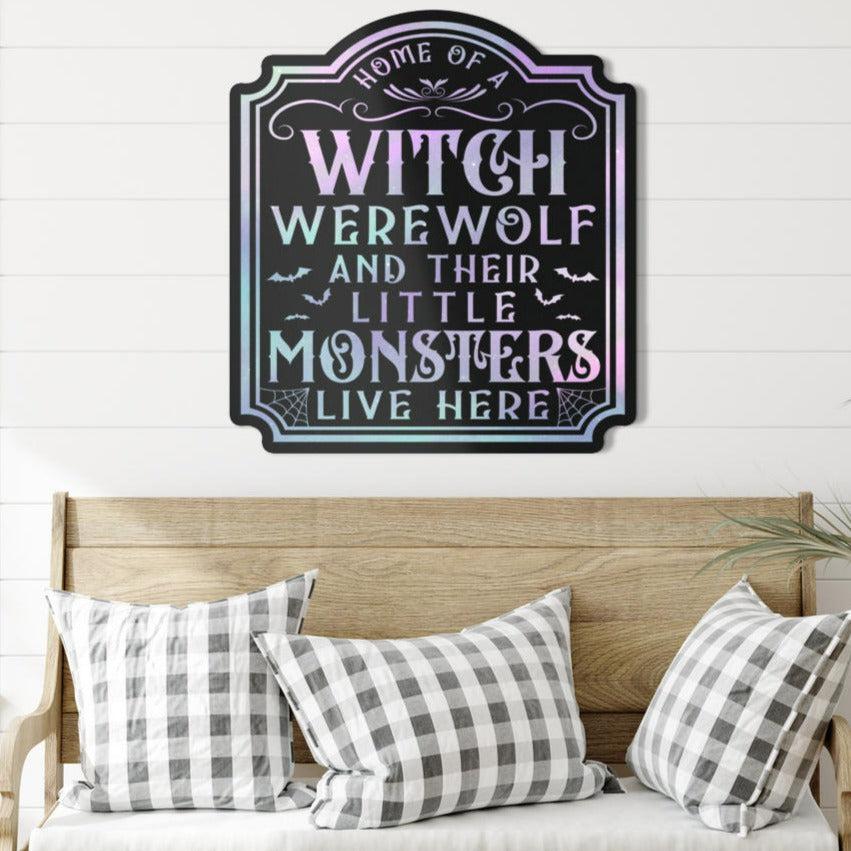 Home of witch Metal Sign-MoonChildWorld