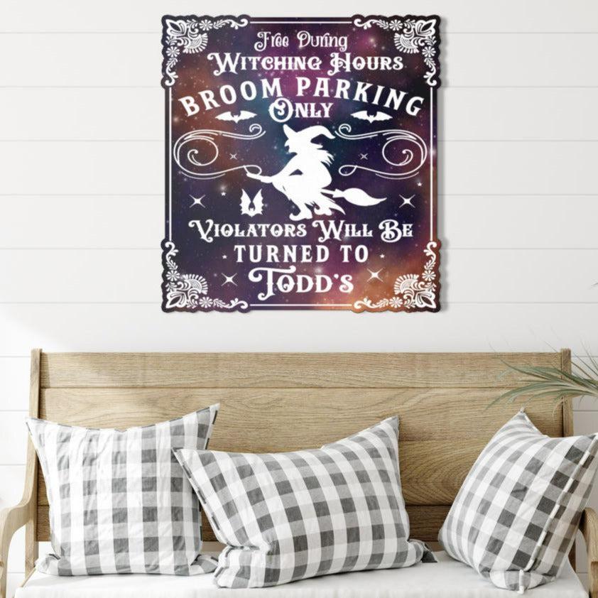 Witch Metal Sign Witchy Wall Decor-MoonChildWorld