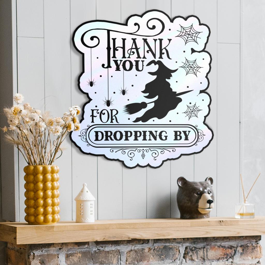 Witch Metal Sign Witchy Wall Decor-MoonChildWorld