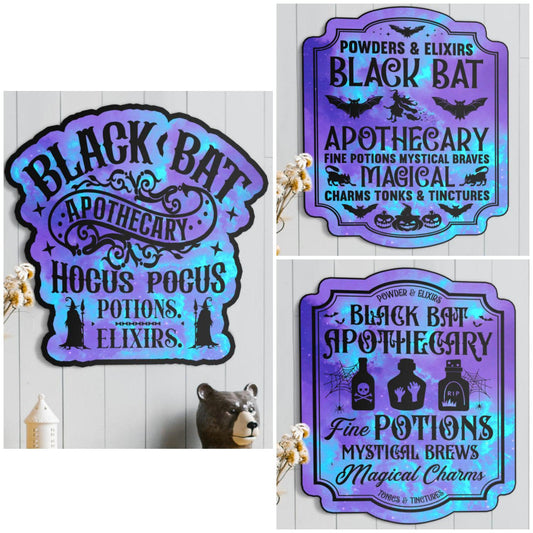 Apothecary witch halloween Metal Sign