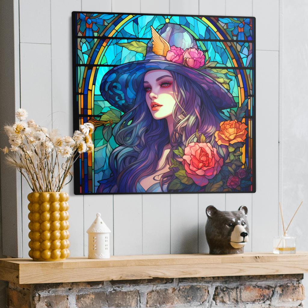 Beautiful Witch Metal Sign-MoonChildWorld