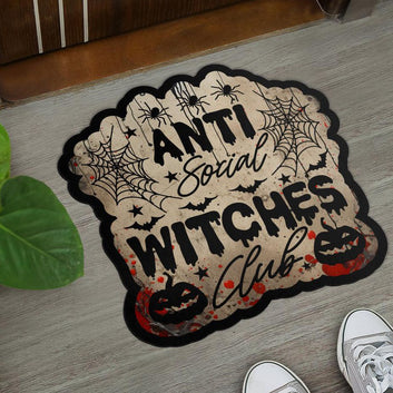 Witch Gothic Door Mat Spooky Doormat for Halloween