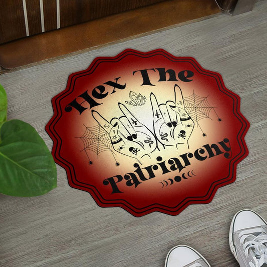 Hex the patriarchy Witchcraft Door Mat