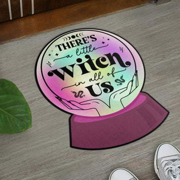 Crystal Ball Witchy Door Mat Halloween Doormat