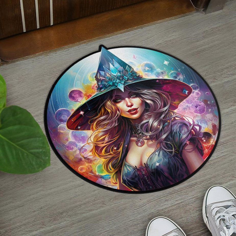 Mystic Witch Door Mat for Halloween-MoonChildWorld