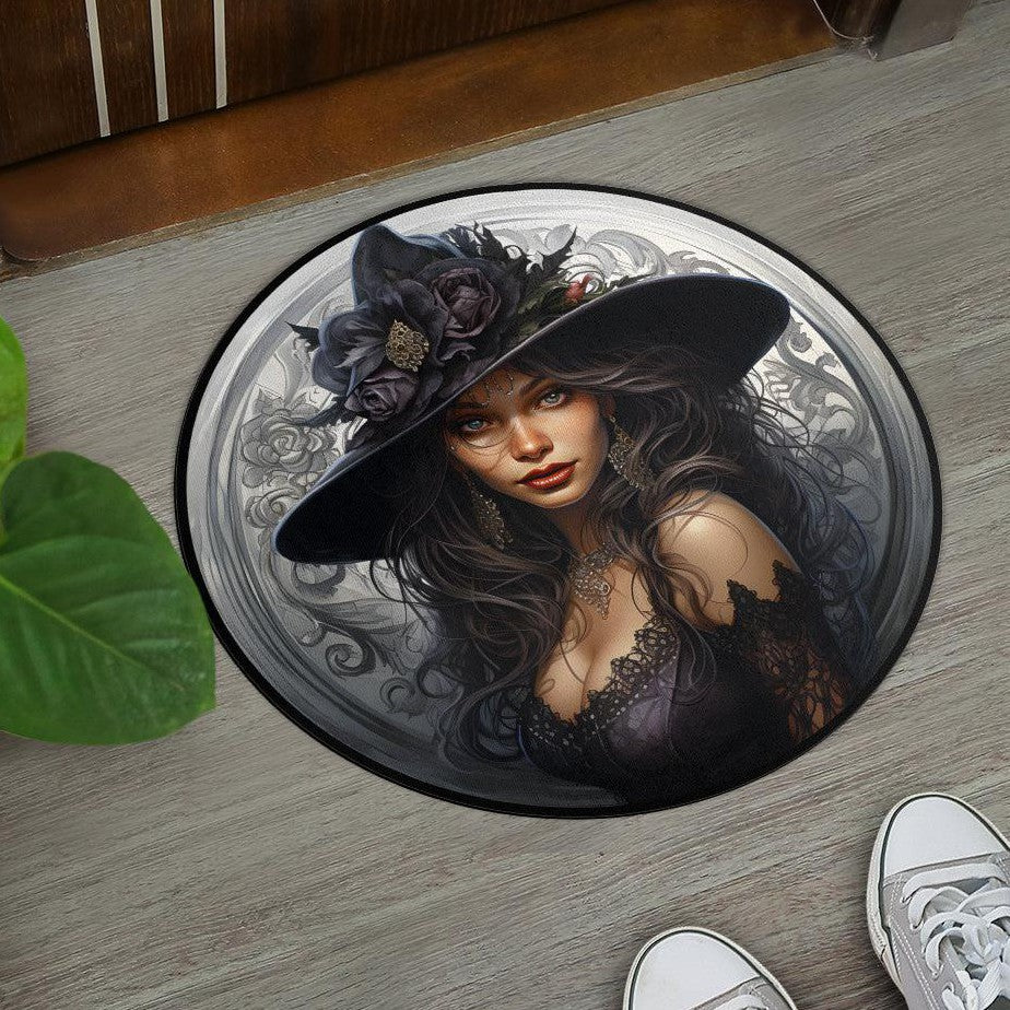 Mystic Witch Door Mat for Halloween-MoonChildWorld