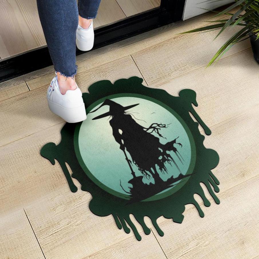 Witch Gothic Doormat Halloween Witch Door Mat-MoonChildWorld