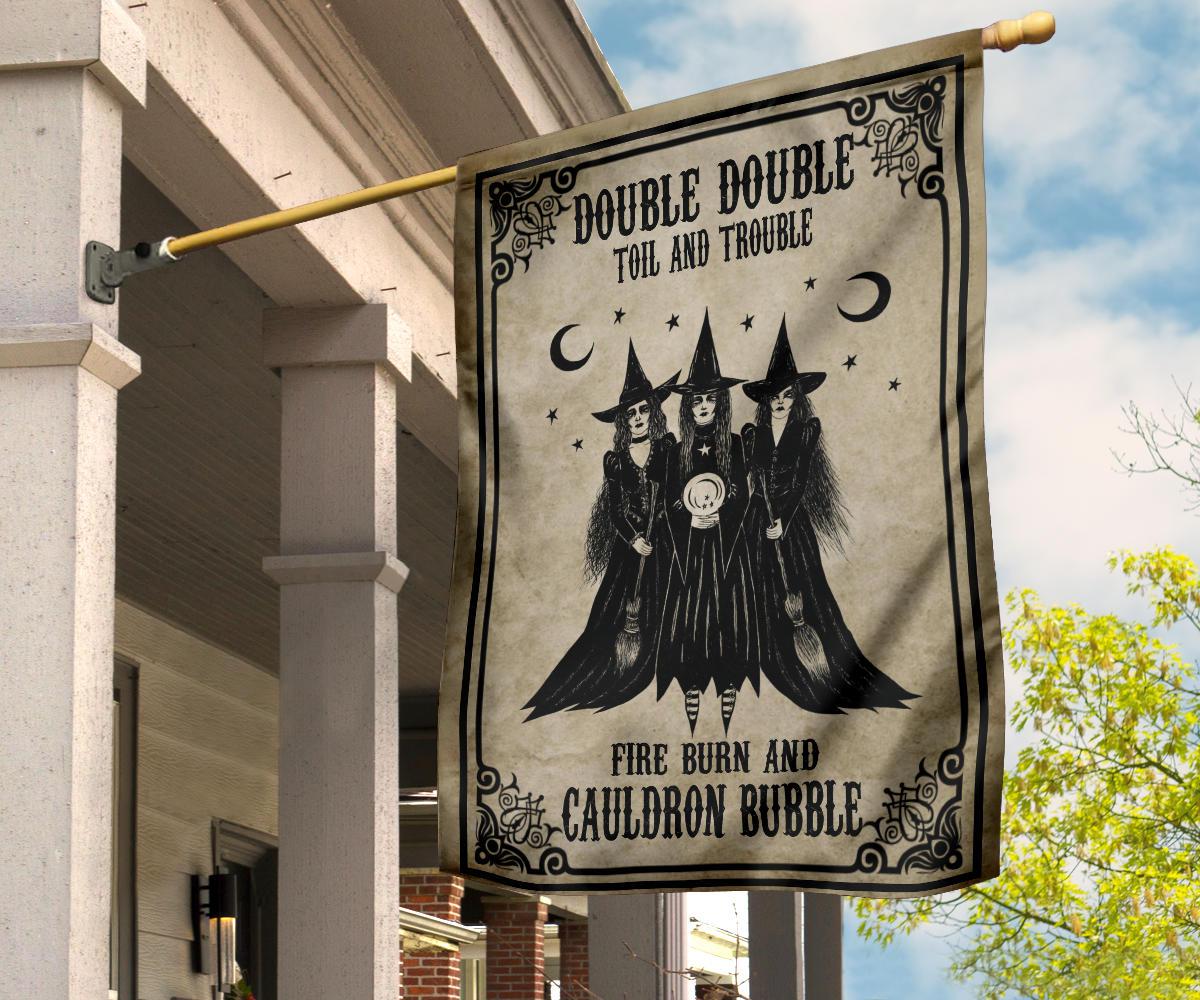Halloween Coven Sisters Witch Flag-MoonChildWorld