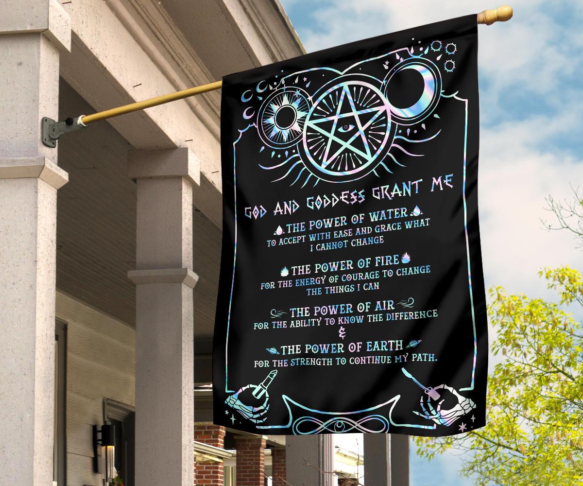 Wicca Goddess Pagan Flag-MoonChildWorld