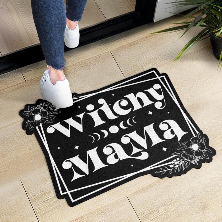 Crystal Moon Doormat Witchy Woman Door Mat-MoonChildWorld