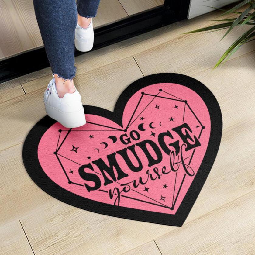 Go Smudge Yourself Witchy Doormat-MoonChildWorld