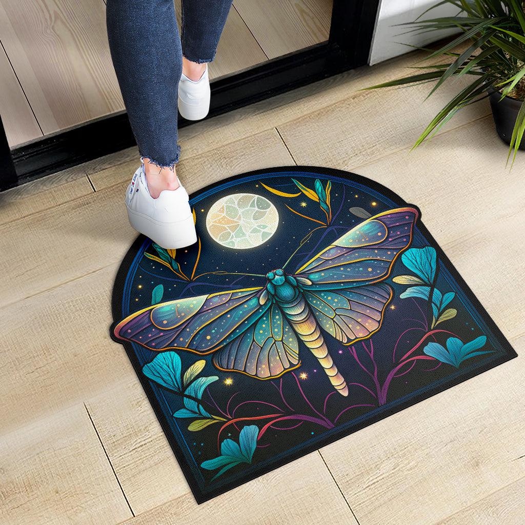 Luna Moth Door Mat Mystic Butterfly Doormat-MoonChildWorld