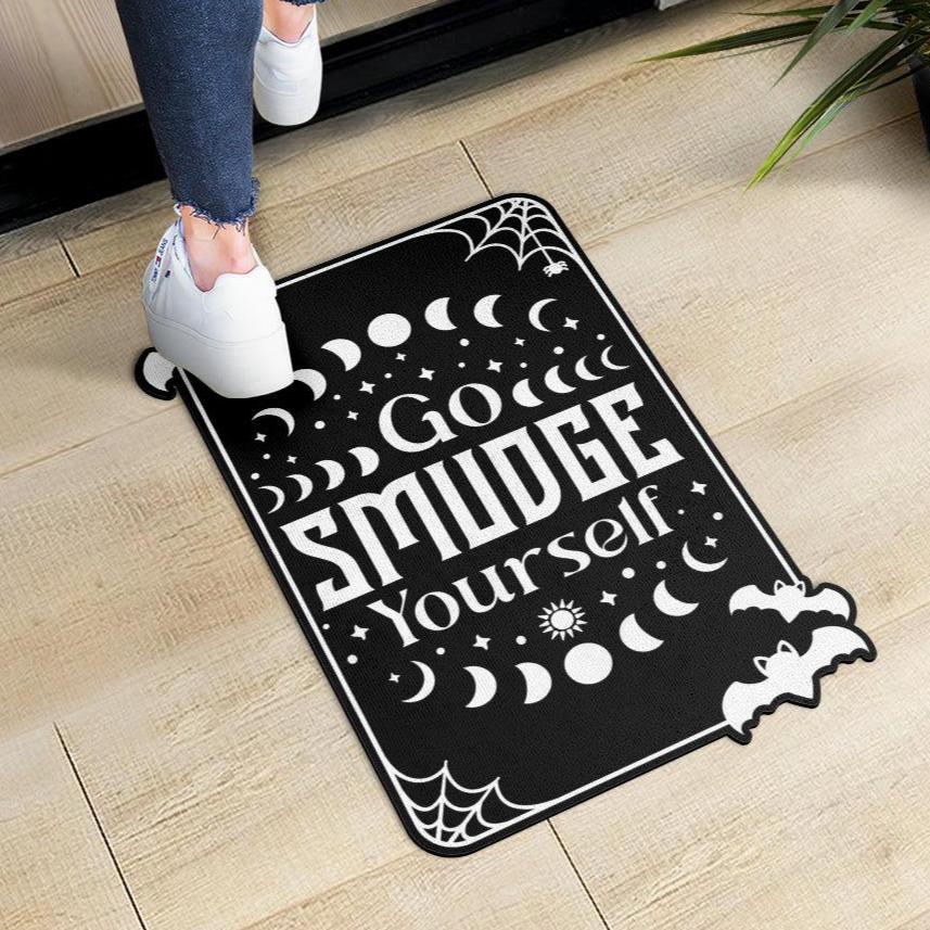 Go Smudge Yourself Witch Doormat-MoonChildWorld