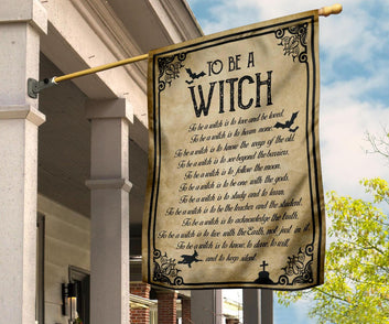 Witch House Rules Witchy Flag